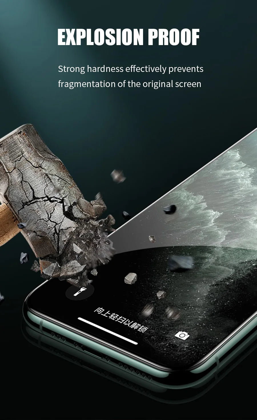 1-3Pcs 3D Screen Protector 5D Full Cover 9H Tempered Glass for iPhone X XR XS 11 12 13 mini 14 15 Pro Max 6 6s 7 8 Plus SE 2020