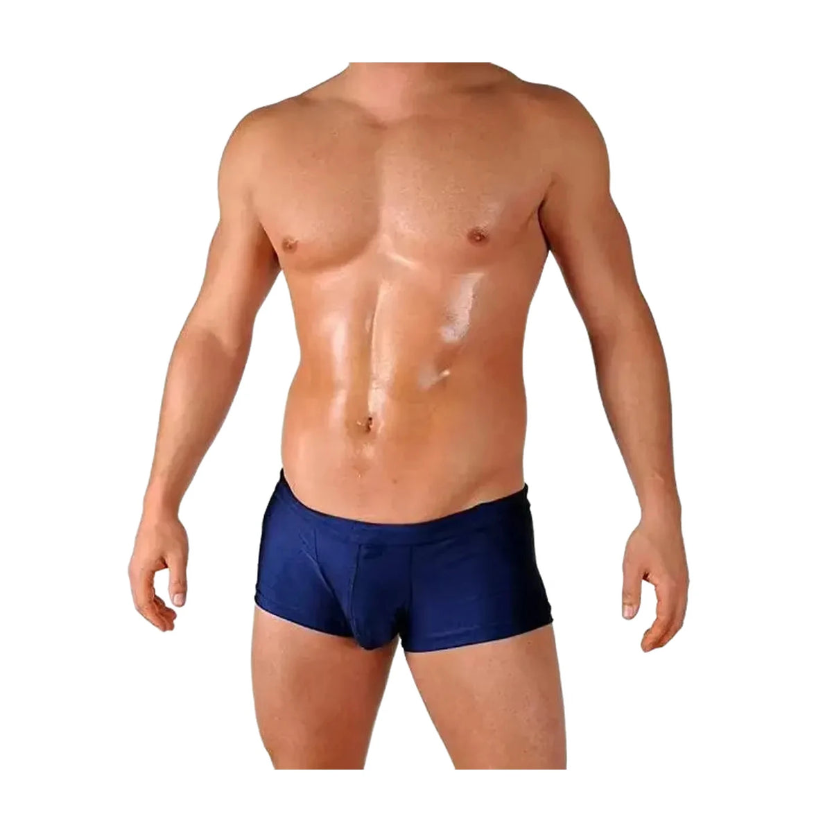 Men's Boxers Swim Shorts Men's Race Style  Swimsuit With Front Pocket  Beach Pool  Super Speed Dry Water Sports