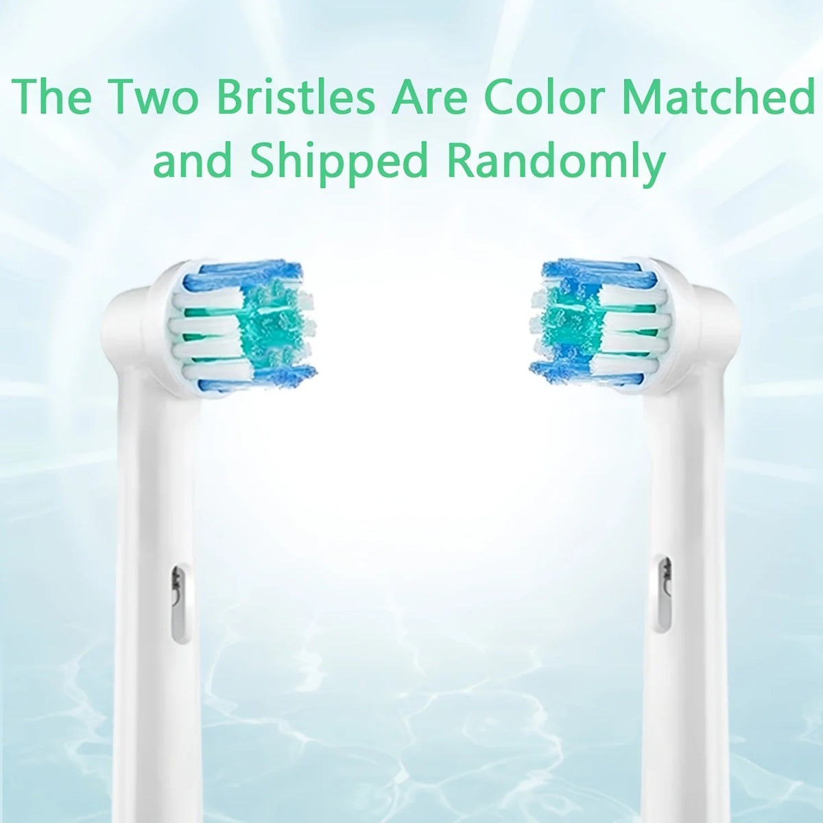4 toothbrush heads, compatible with Braun Oral-B electric toothbrush, replacement brush heads for Vitality Pro 1000 2000