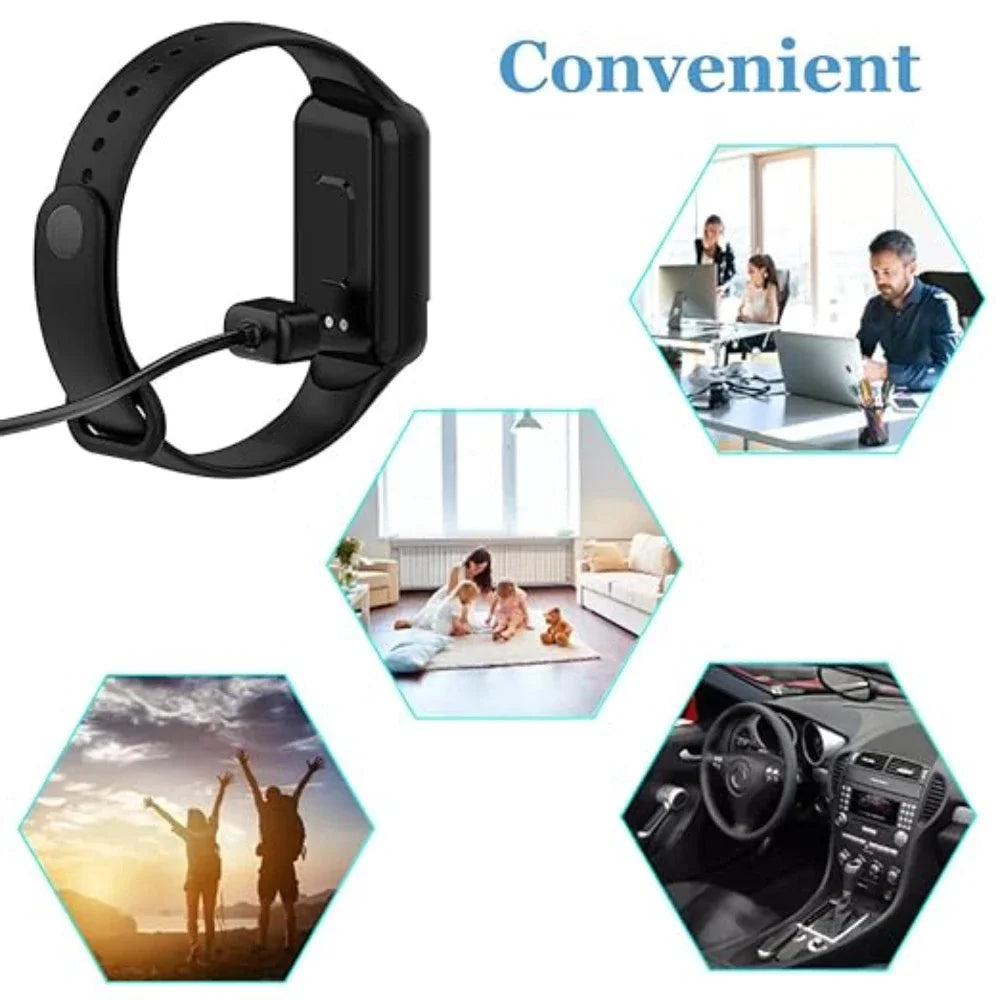 For Amazfit Band 7 Charger USB Charger Smart Watch Charger Replacement Charger 3.3ft