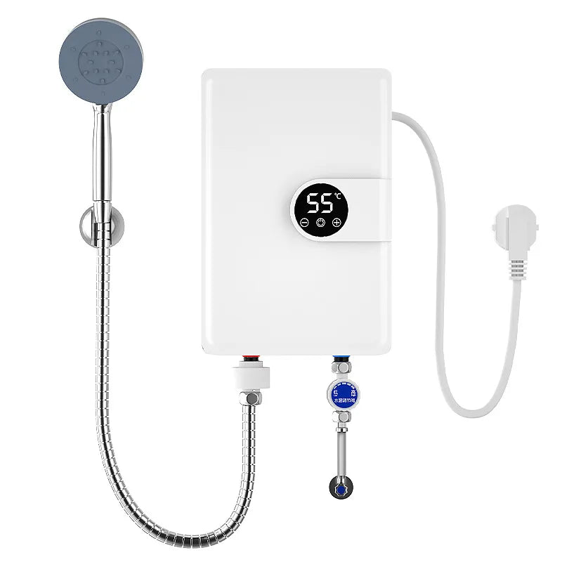 Smart Inverter Electric Water Heater Instant Water Heater Fast Heating Shower Instant Heating Water Heater LED Touch Controls