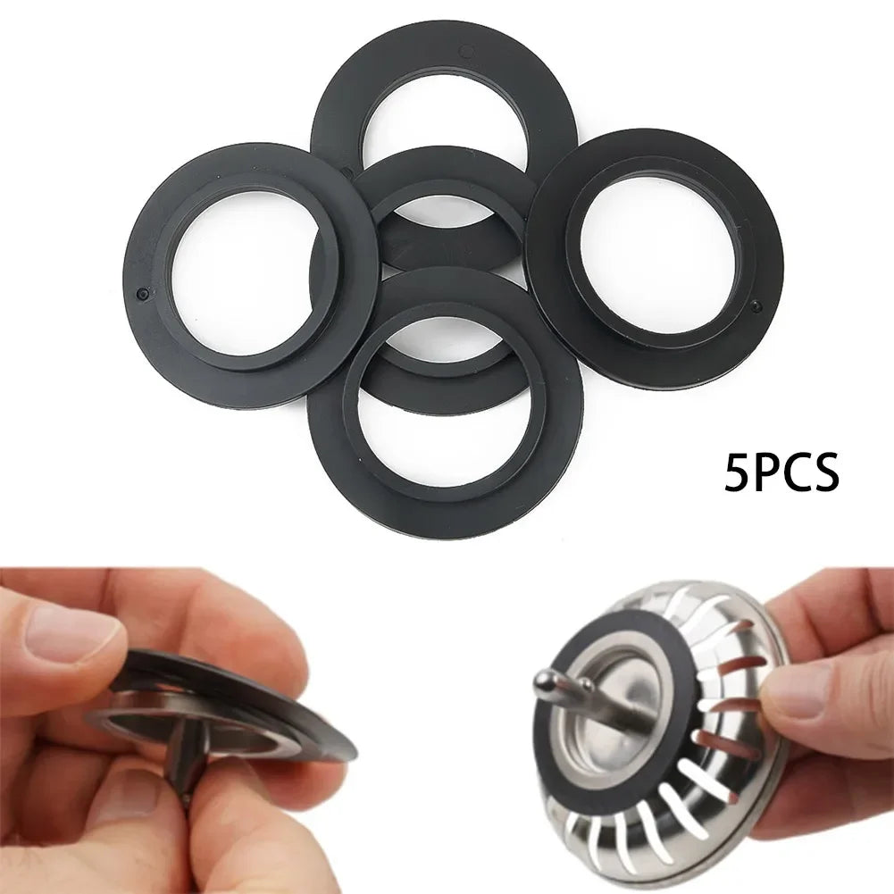5pcs Rubber Seal Washer Gasket Basket Strainer Plug For 78 79 80 82 83mm Kitchen Sink Strainer Drain Basket Strainer Washers