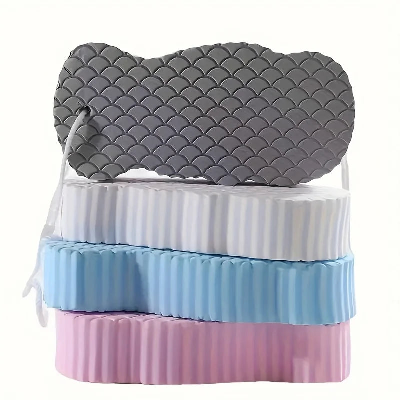 3D Exfoliating Body Scrub Sponge,Reusable Exfoliating Bath Ball for Deep Cleansing and Smooth Skin, Bathroom Accessory.