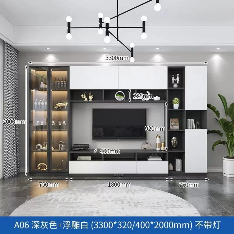 TV table cabinet TV cabinet simple and modern integration