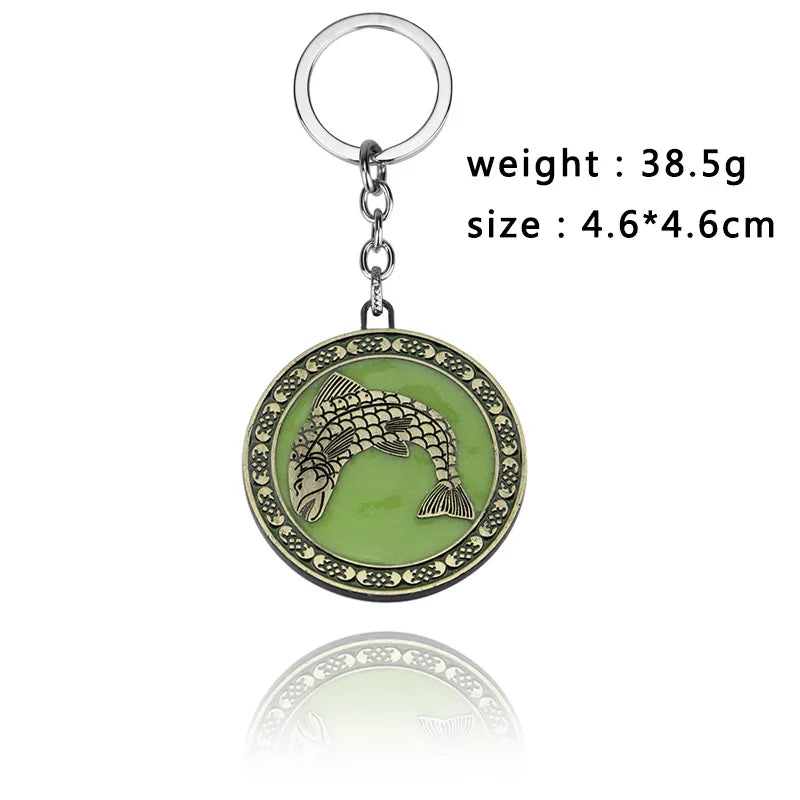 Classic Movie Dragon Shape Keychain Wolf Head Pendant Fashion Trend Bottle Opener Keyring for Fan Collectible Accessories