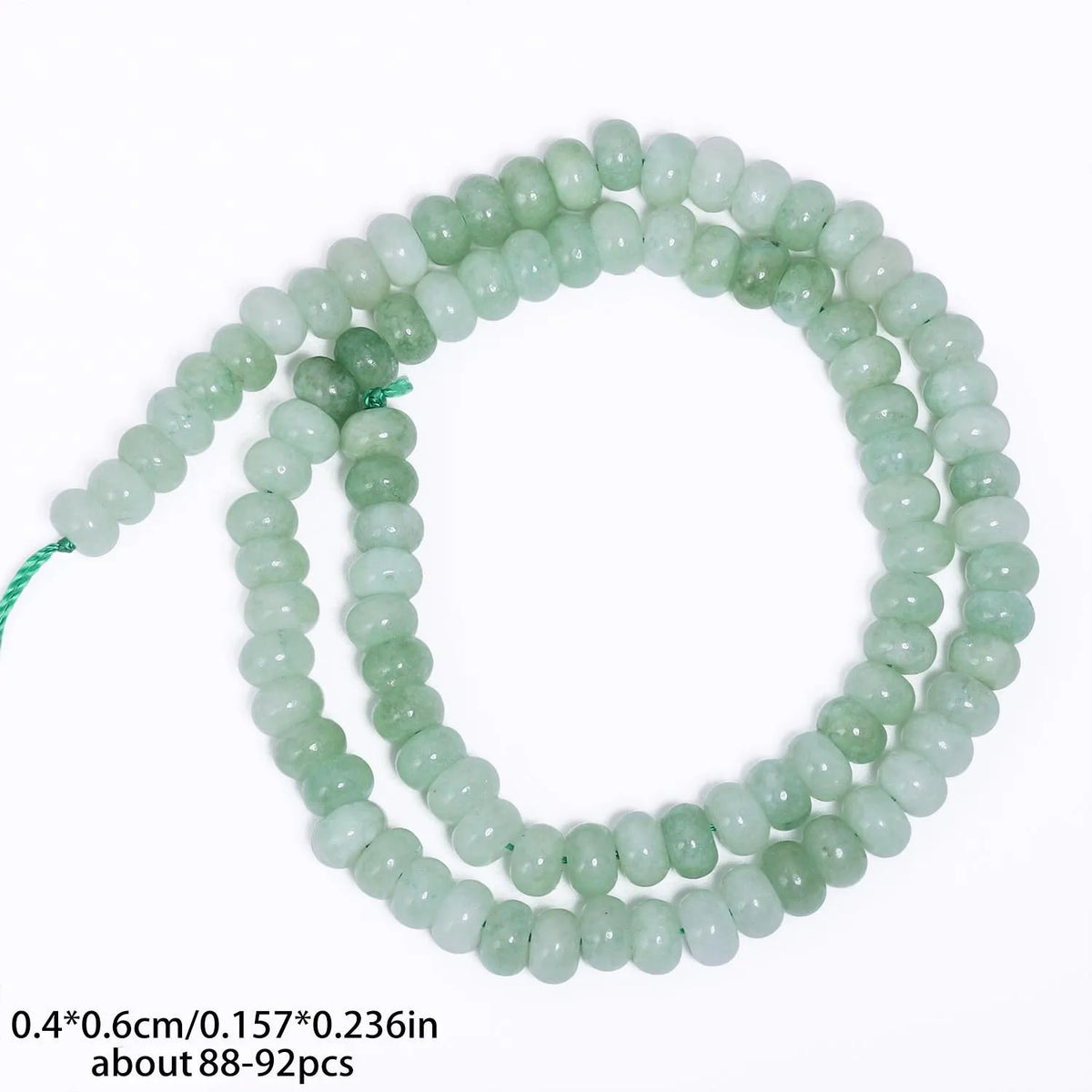 4x6mm Abacus Shape Jade Stone Beads Multicolor Mixed Spacer Beads for Jewelry Making Handmade DIY Bracelet Necklace Pendant