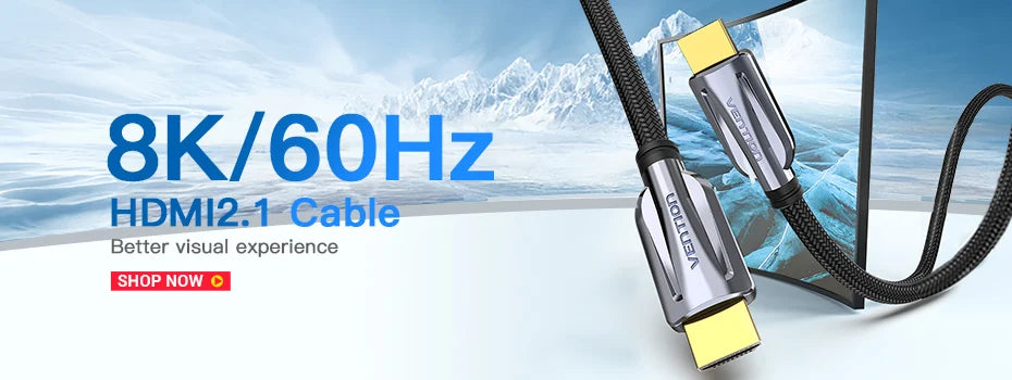 Vention DisplayPort 1.4 Cable 8K 60Hz 4K HDR 165Hz Display Port Audio Cable for Video PC Laptop TV Display Port 1.4 DP Cable 1.2
