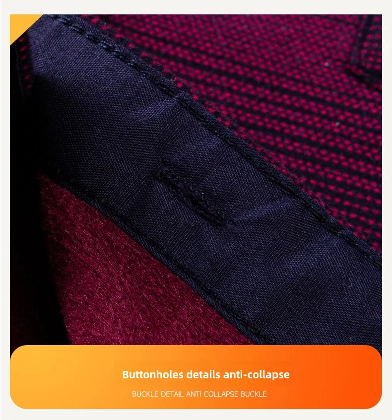 Men's Long-Sleeved Shirt Thickened Warm 7XL8XL Plus Size Autumn/Winter Casual No-Ironing Comfortable Double-Sided Fleece Top