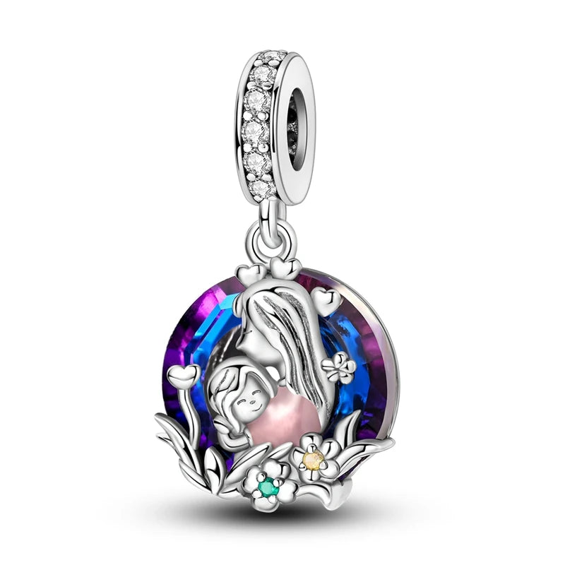 New Original Charm Beads 925 Sterling Silver Butterfly Hot Air Balloon Dangle For Bracelet Women Girl Fine DIY Jewelry Gift