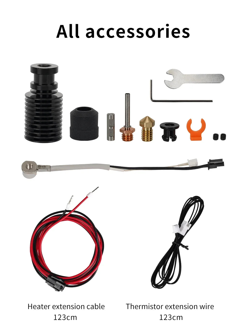 E3D V6 Hotend 24V 50W Ceramic Heating Core Print Head For Voron 2.4 Prusa DDB Extruder Ender 3 CR10 MK3S 3D Printer J-head