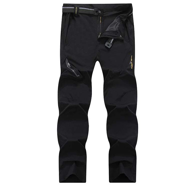 Four Sided Elastic Quick Drying Pants for Men's Mountaineering Outdoor Pants, Light and Thin for Women's Summer Elastic Breathab