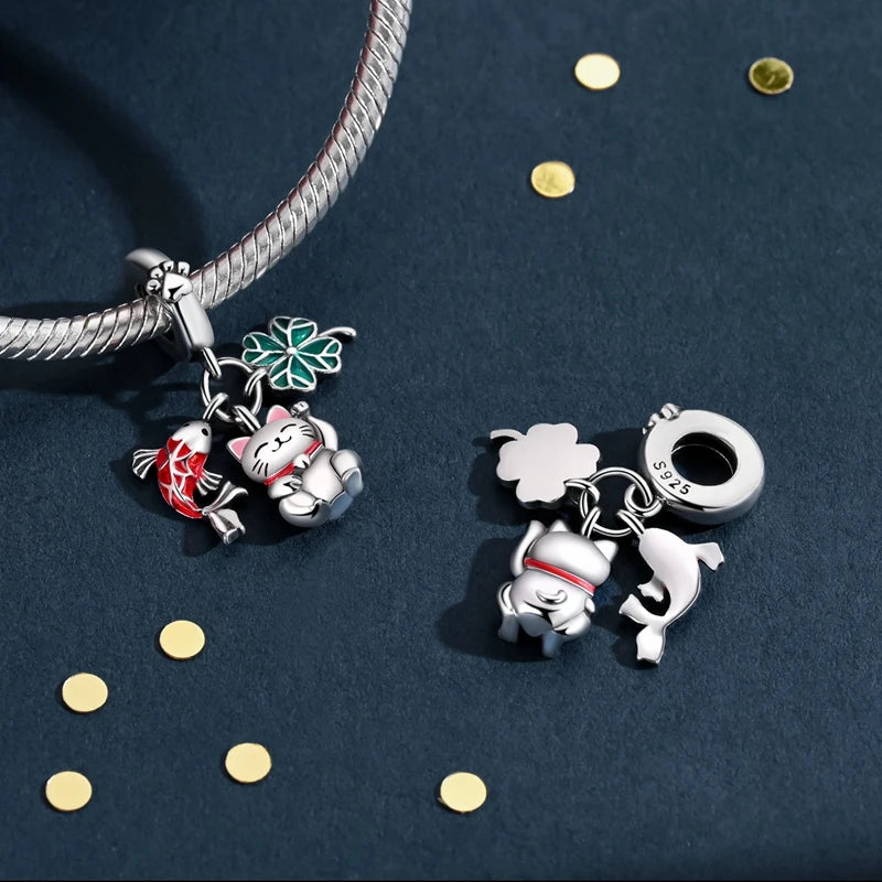 New Original Charm Beads 925 Sterling Silver Butterfly Hot Air Balloon Dangle For Bracelet Women Girl Fine DIY Jewelry Gift