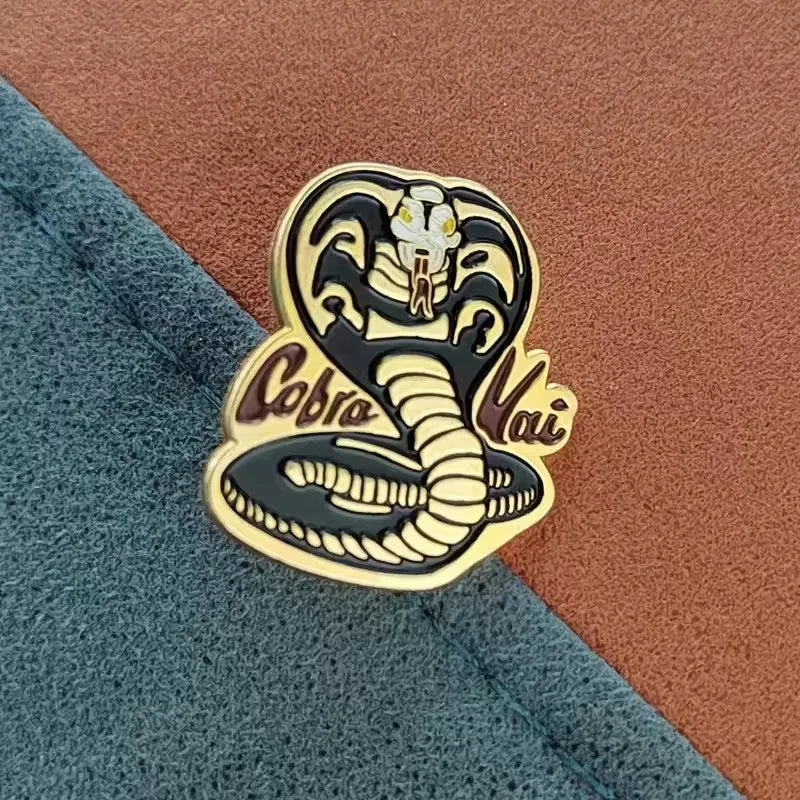 The Karate Cobra Kai Snake Enamel Pins Lapel Pins For Backpacks Badges Clothing Accessories For Fashion Jewelry Fans Gifts