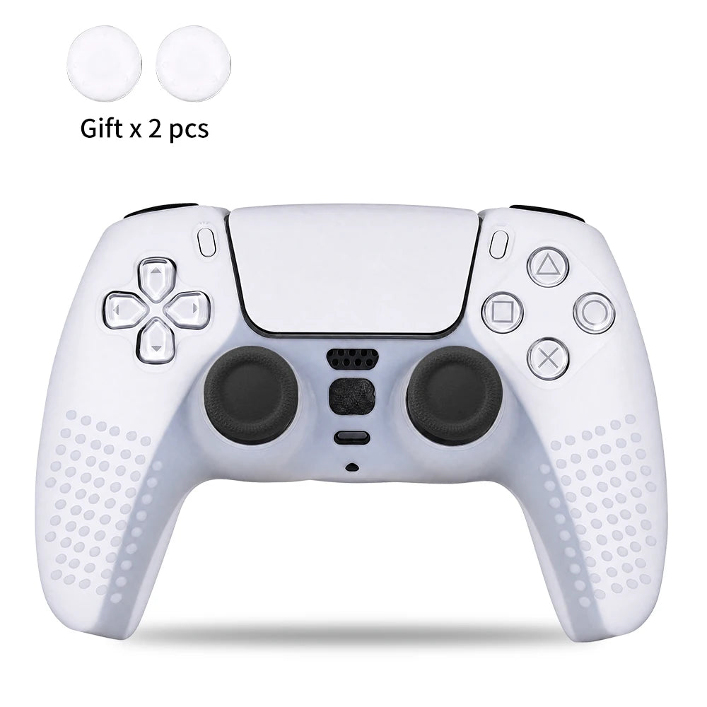 Protective Cover Skin for Playstation 5 Controller Anti-slip Silicone Case for PS5 Slim Gamepad Cover Thumb Grips Accessories