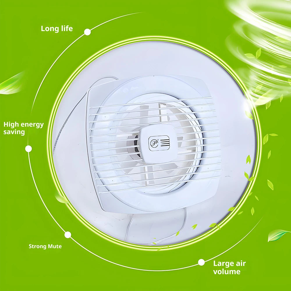 220V 4/6/7inch 110/150/180mm Silence Ventilating Strong Exhaust Extractor Fan for Window Wall Bathroom Toilet Kitchen Mounted