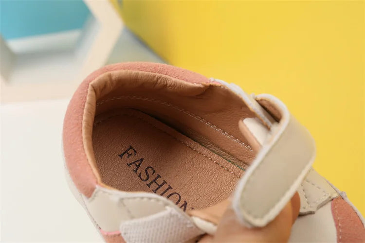 DIMI Spring/Autumn Baby Toddler Shoes Soft Breathable Microfiber Leather Infant Sneakers 0-3 Year Flat Walker Shoes