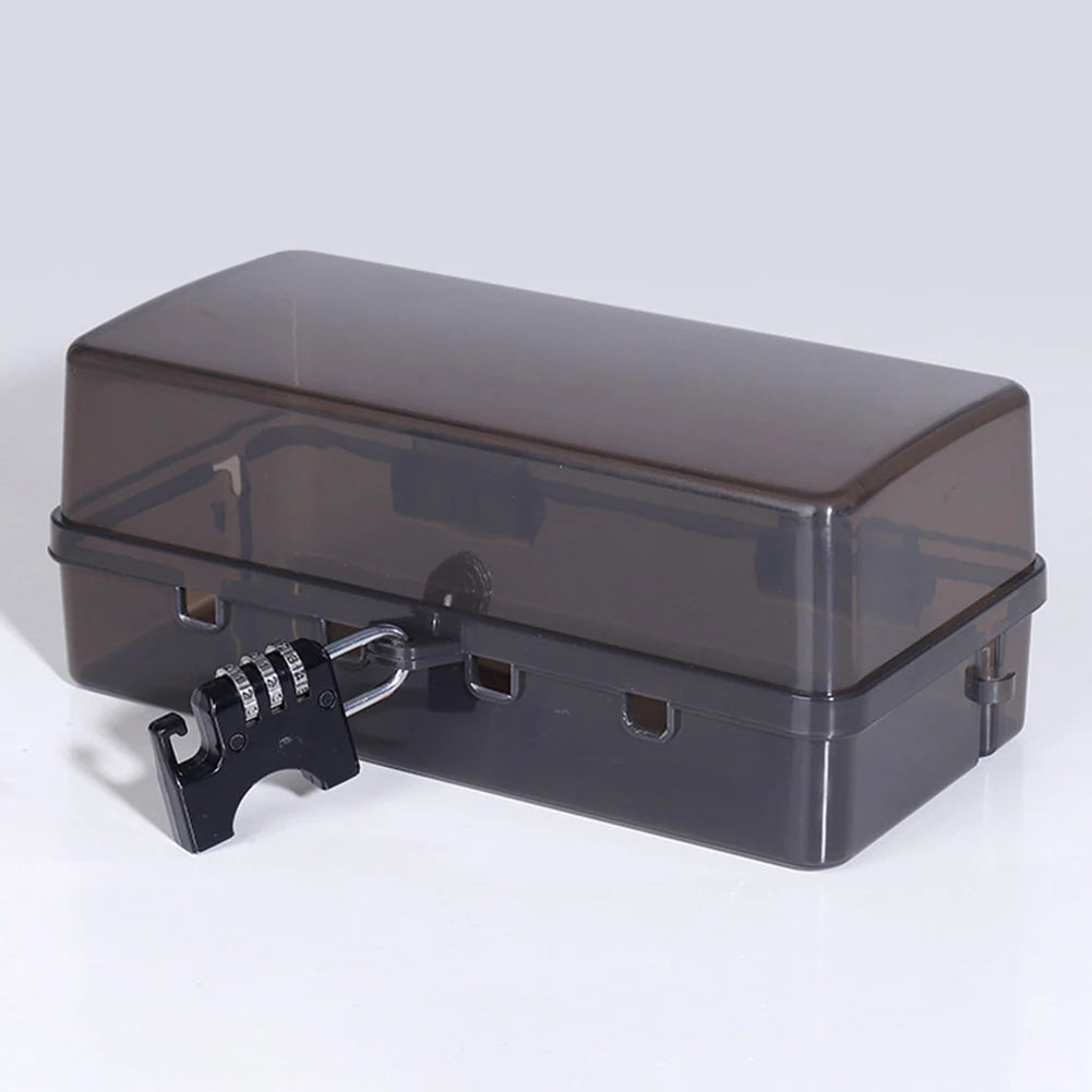 Waterproof Outdoor Extension Cord Cover Lockable Weatherproof Electric Outlet Protector Plug Cover Protect Outlet Plug Socket