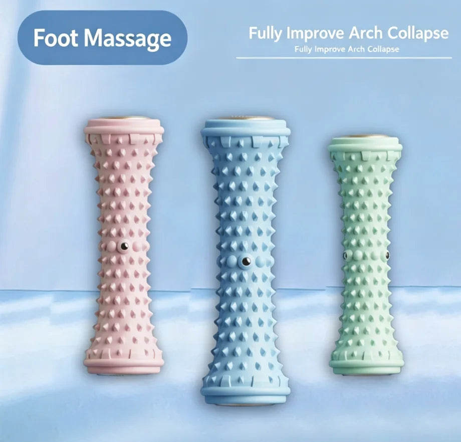 Foot fascia roller, foot massage roller, flat foot trainer - suitable for yoga and fitness enthusiasts