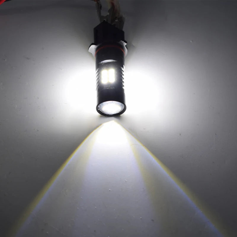 For Audi A4 B8 NonFL 2008 2009 2010 2011 2012 2pcs CANBus P13W 21SMD LED Daytime Running Light DRL Bulb