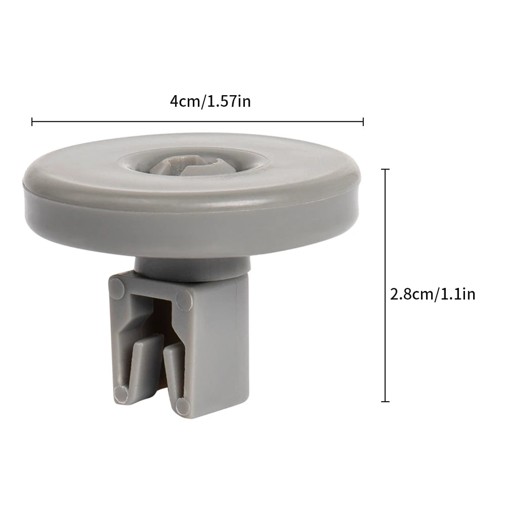 4-12Pcs Dishwasher Wheels Lower Basket Wheels For AEG Electrolux FAVORIT Zanussi Dishwasher Wheels