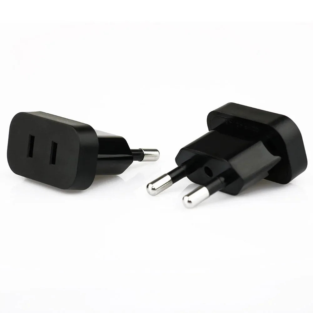 1pcs 4.8/4.0mm Power Plug Adapter US To EU Europe Plug Power Converter Travel Charge Adapter US to EU Adapter Electrical Socket