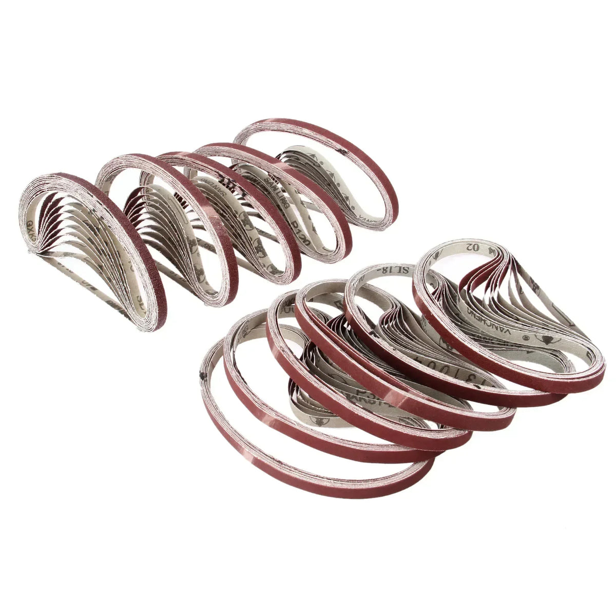 10Pcs Abrasive Sanding Belt Grit 40-600 Sander Grinder Belt for Dremel Drill Grinding Polishing Tool Accessories 9*533mm