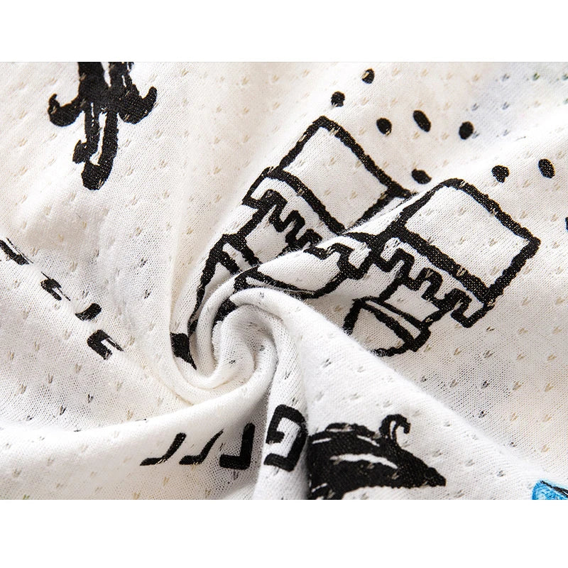 Toddler Baby Boy Pajamas Cotton Sets for Girls 0 to 1 2 3 4 5 6 7 8 9 Years Summer Children Pyjama Short Sleeveless Kids Pijamas