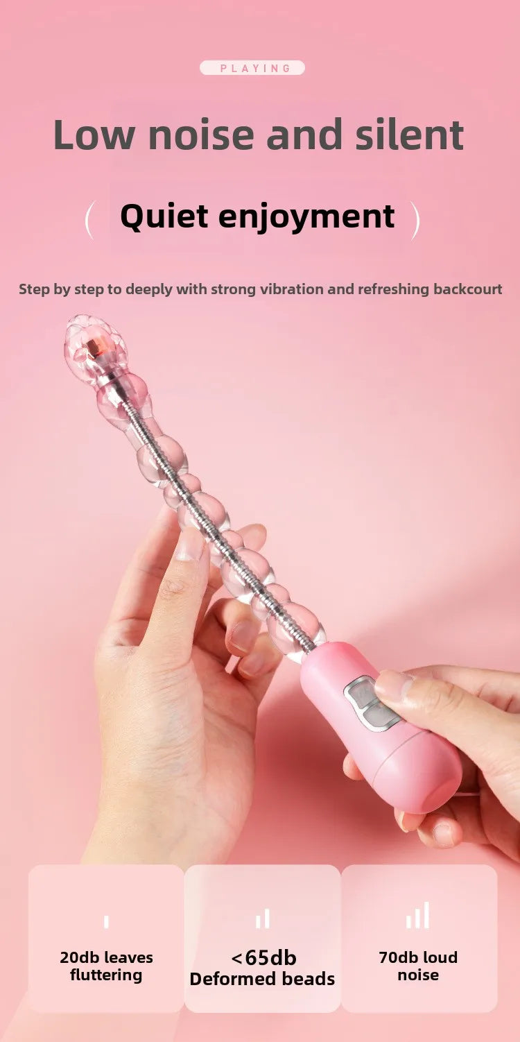 Electric Anal Plug Prostate Massager Anal Pull Beads Ass Vibrator Dildo G-Spot  Vaginal Stimulator Male Female Masturbator