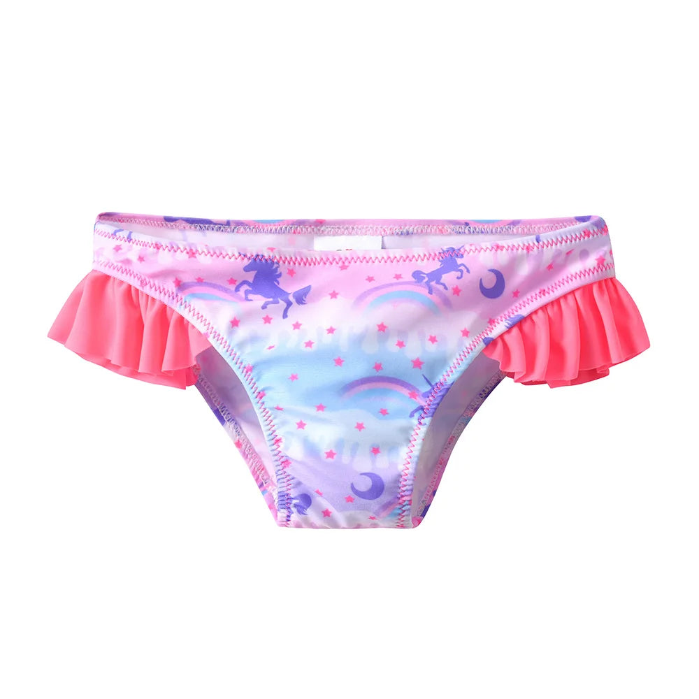 DXTON Girls 2 pcs Swimwear Suit Kids Flag Print Stars Stripe Swimsuit Children Bikini Sets for Summer Beachwear Bathing suit