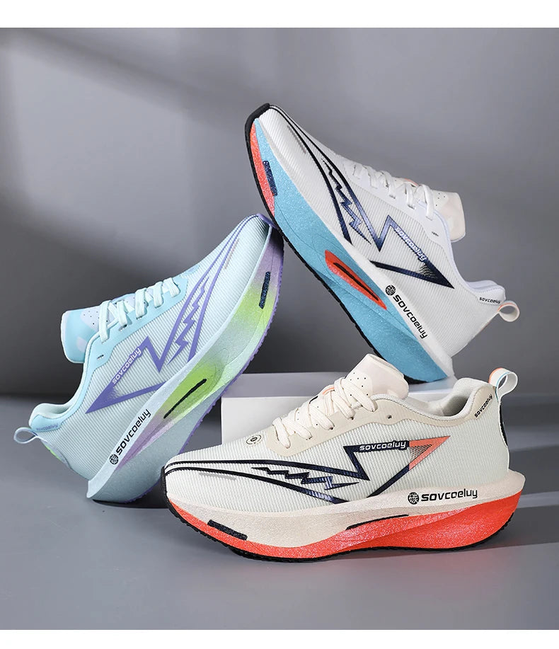 Running Shoes Carbon Board Sports Marathon Men Breathable Lightweight Women's Comfy Athletic Antiskid Sneakers Casual 2026 New