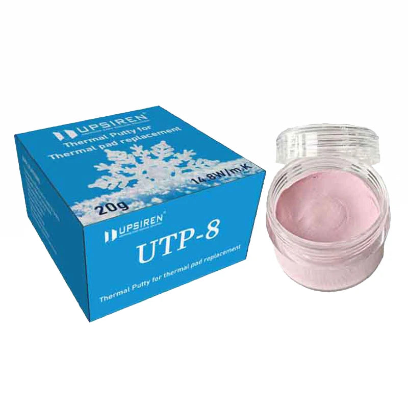 UPSIREN UTP-8 10g/20g/50g/100g Thermal Compound 14.8W/MK Pink Thermal Paste Plastic-Formable Thermal Compound for GPU Components