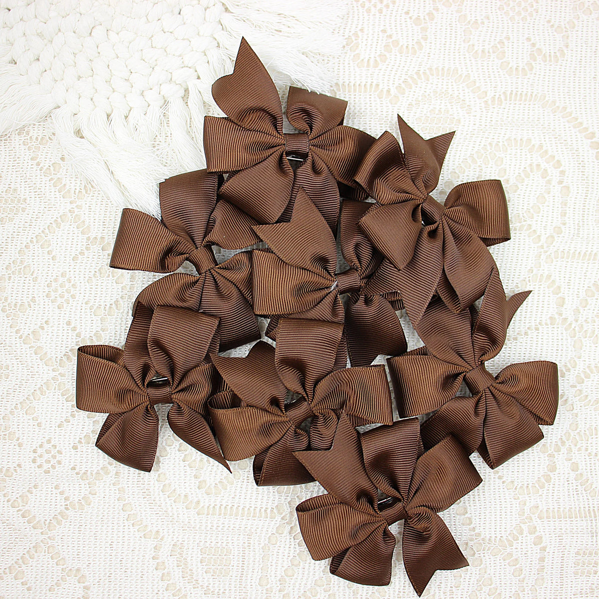 10pcs Ribbon Bow Hair Clip for Girls Hair Accessories Winnower Children Alligator Clip Kids Hairbow Hairpin Grosgrain Barrettes