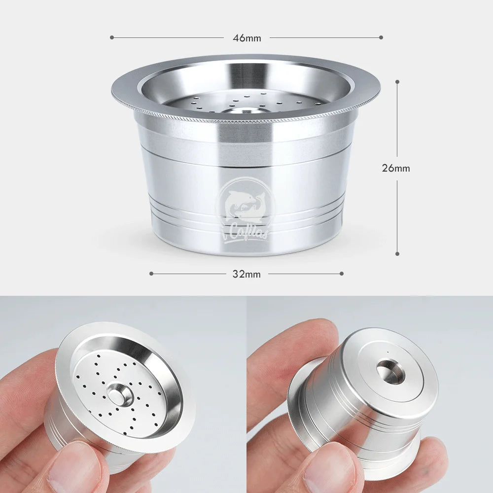 Reusable Coffee Capsule for K-FEE Tchibo Cafissimo Classic Refillable Cafe Filters Stainless Steel Espresso Coffee Pods