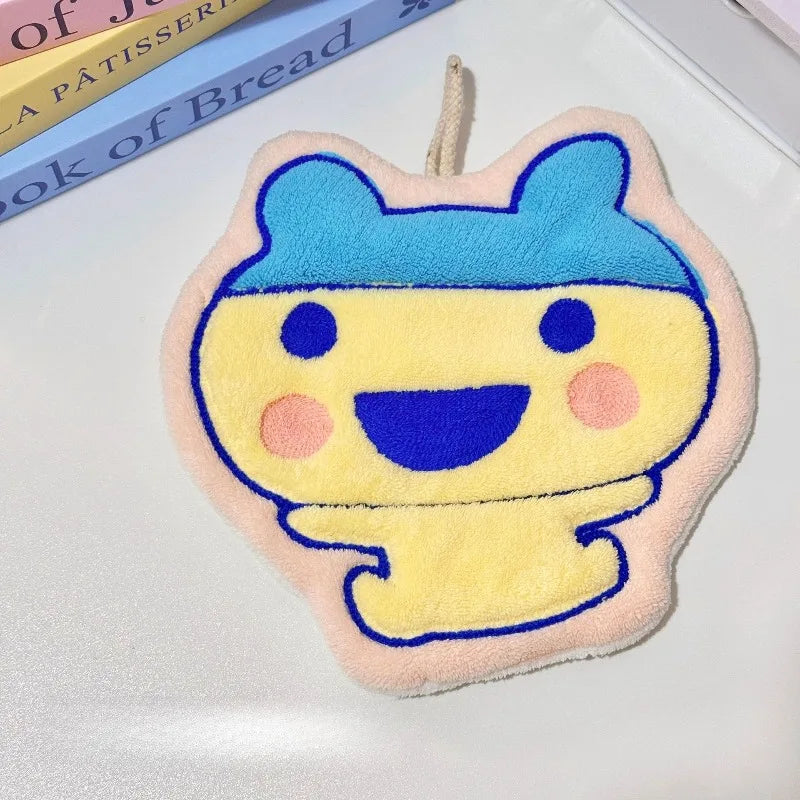 Tamagotchi Hand Towel  New Creative Cartoon Fashionable and Simple High-Value Thick and Absorbent Ooguchi and Mimekichi towel