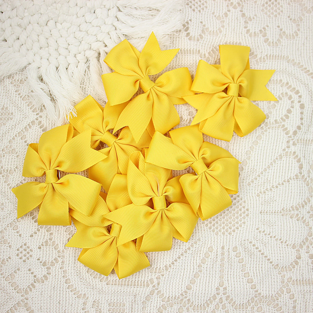10pcs Ribbon Bow Hair Clip for Girls Hair Accessories Winnower Children Alligator Clip Kids Hairbow Hairpin Grosgrain Barrettes