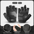Half Finger Gloves Gym Fitness Anti-Slip Women Men Gel Pad Gloves Gym Cycling Fingerless Gloves Bicycle Accessories
