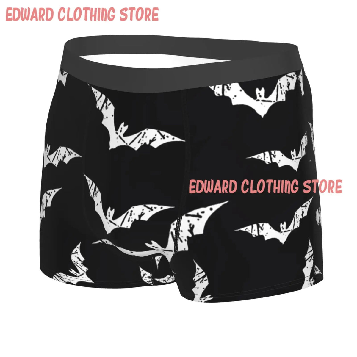 Bats Men Men Printed Boxer Briefs Underwear Highly Breathable Boxer Shorts Panties Breathable Underpants for Homme