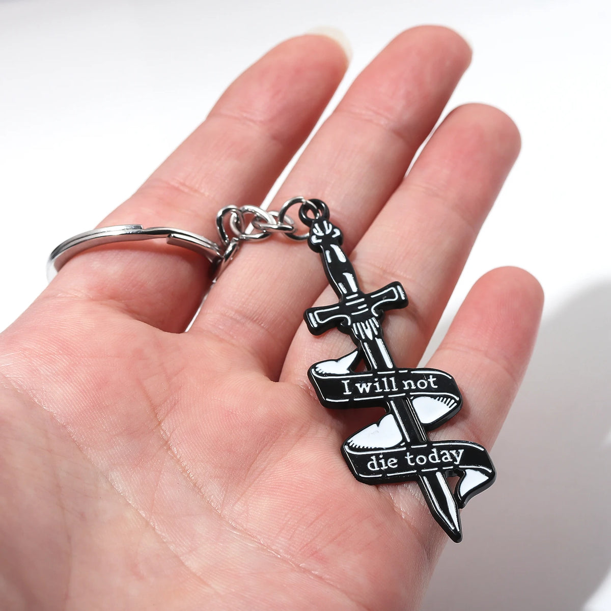 Trending Basgiath War College Fourth Wing Black Dragon Keychain Pendant Car Key Chain Jewelry Men Children Gifts Accessories