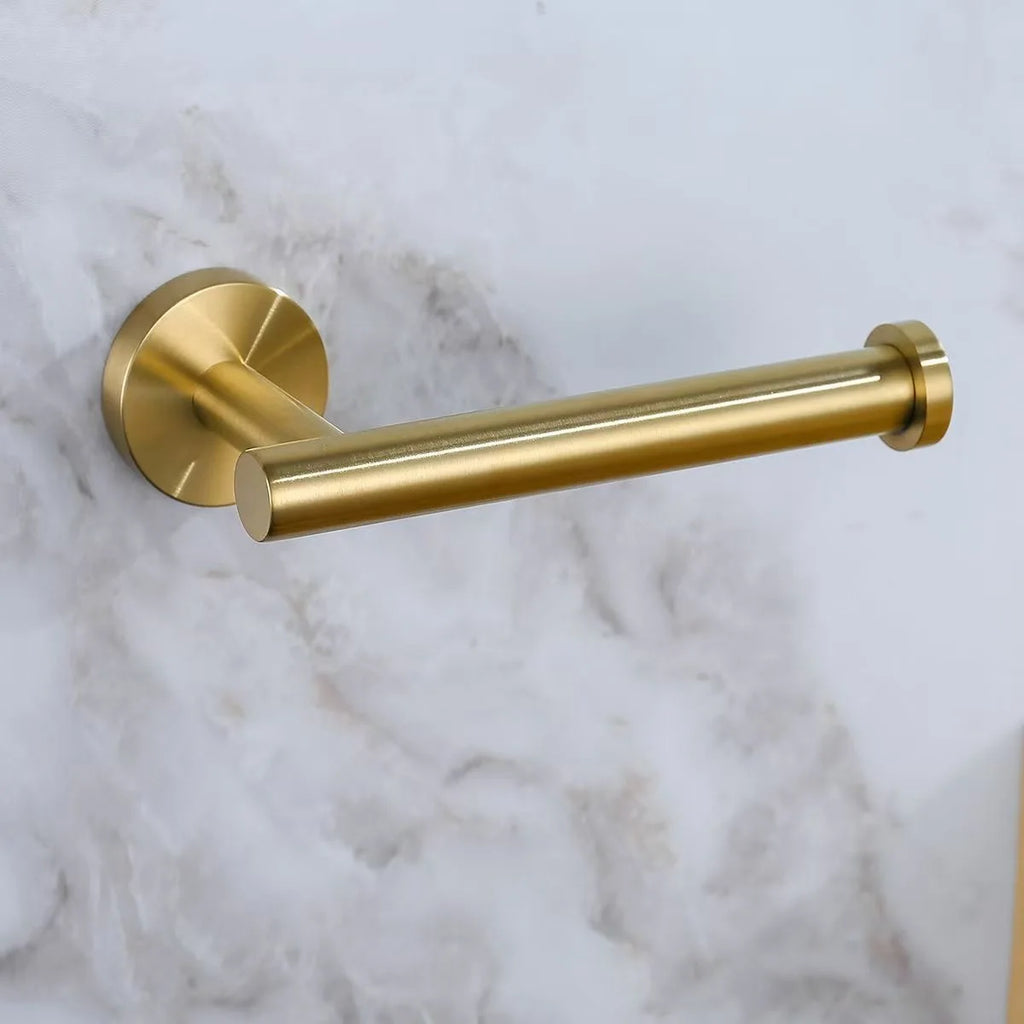 Roll Holder Stainless Steel Punched Toilet Paper Holder Roll Holder Tissue Holder