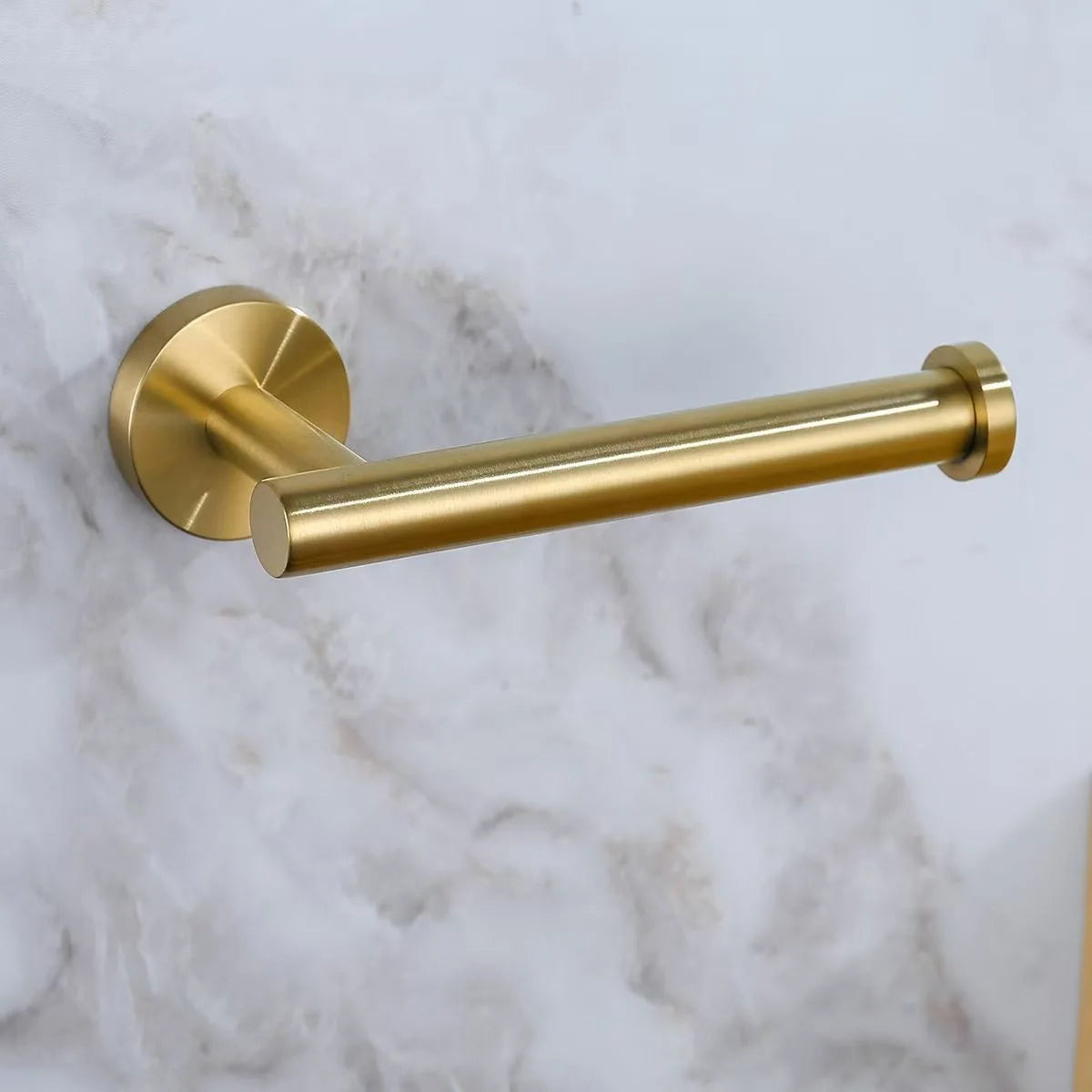 Roll Holder Stainless Steel Punched Toilet Paper Holder Roll Holder Tissue Holder