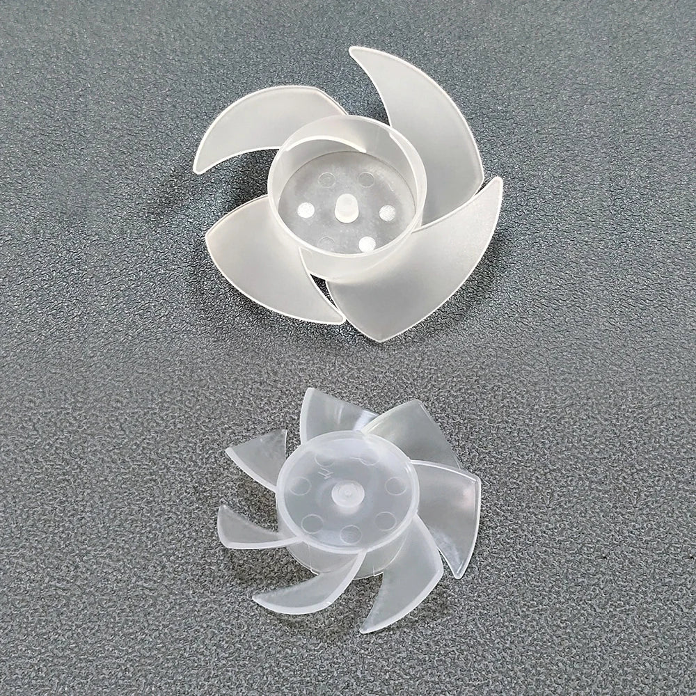 Safe and Small Power Mini Plastic Fan Blade 4/7 Blades for Hair Dryer Motor