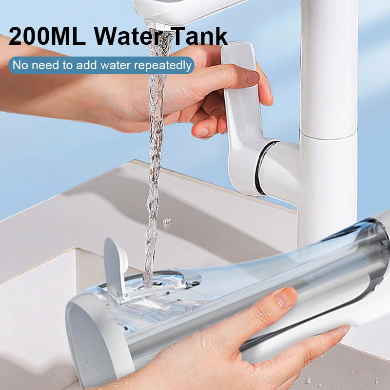Electric Teeth Water Flosser Oral irrigator Portable Rechargeable Teeth Cleaner 3 Cleaning Modes Home Dental Cleaning Teeth
