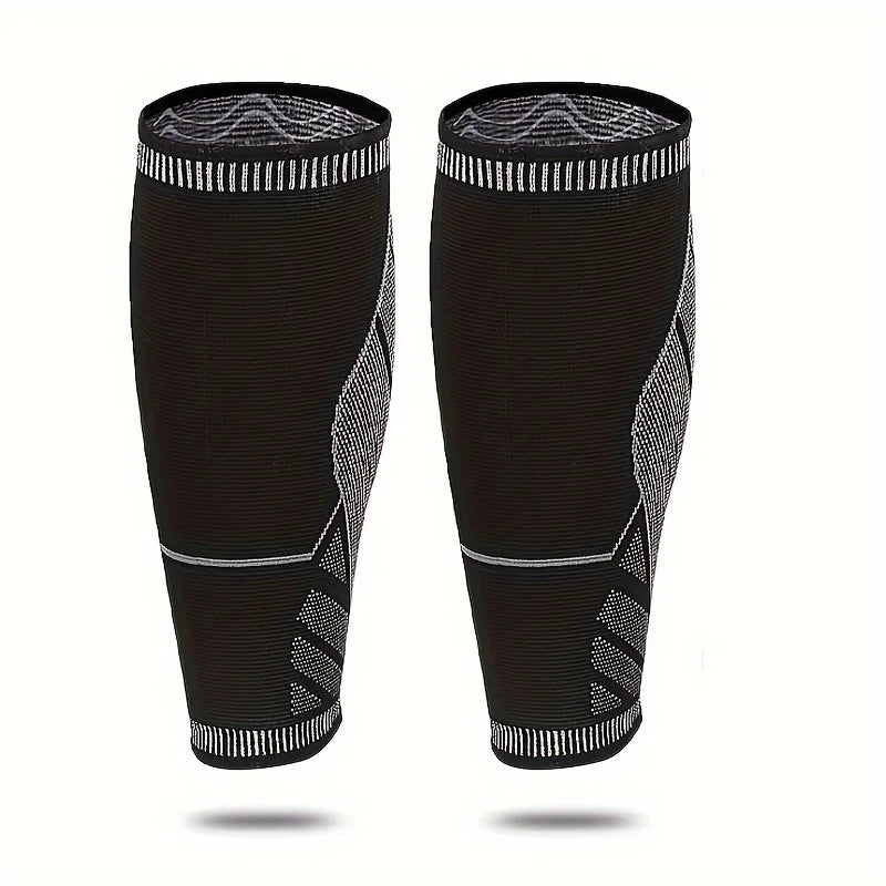 1Pcs Men's Compression Leg Sleeves - Breathable Calf Support for Running Basketball Marathon Sports Guard
