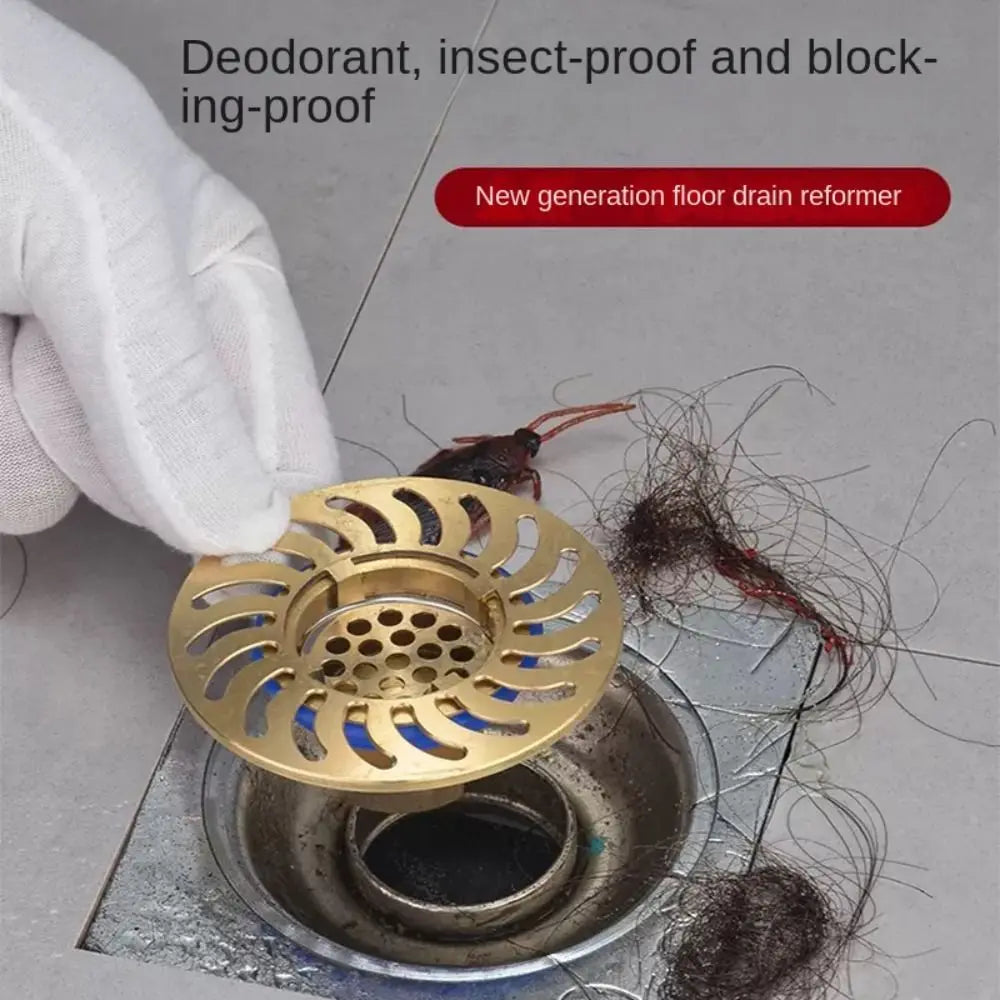 Backflow Preventer Shower Floor Drain Dectable Anti-odor Fast Drainage Floor Drain Universal Sink Strainer Bathroom Supplies