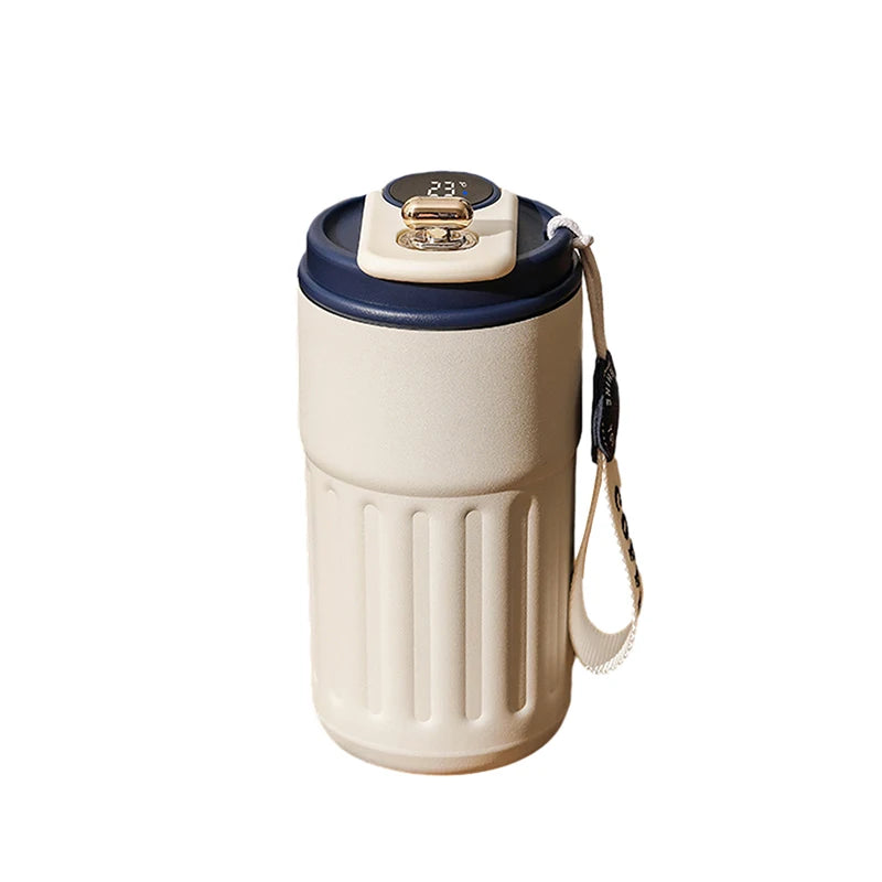 450Ml Insulated Cup 316 Stainless Steel Coffee Cup Temperature Digital Display Portable Sport Water Bottle Universal Water Cup
