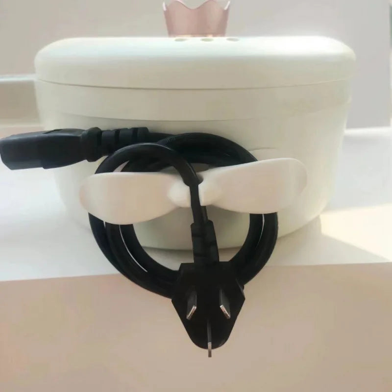 Kitchen Storage Wire Winder, Household Traceless Plug Fixed Power Cord Organizer, Wire and Cable Management, Home Storage Tools