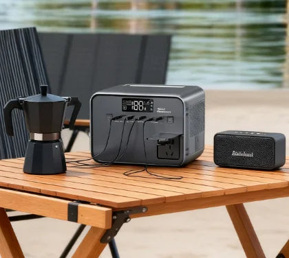 Portable Power Station 300W 256Wh Solar Generator with Power Battery for Outdoor Camping Emergency Backup Use