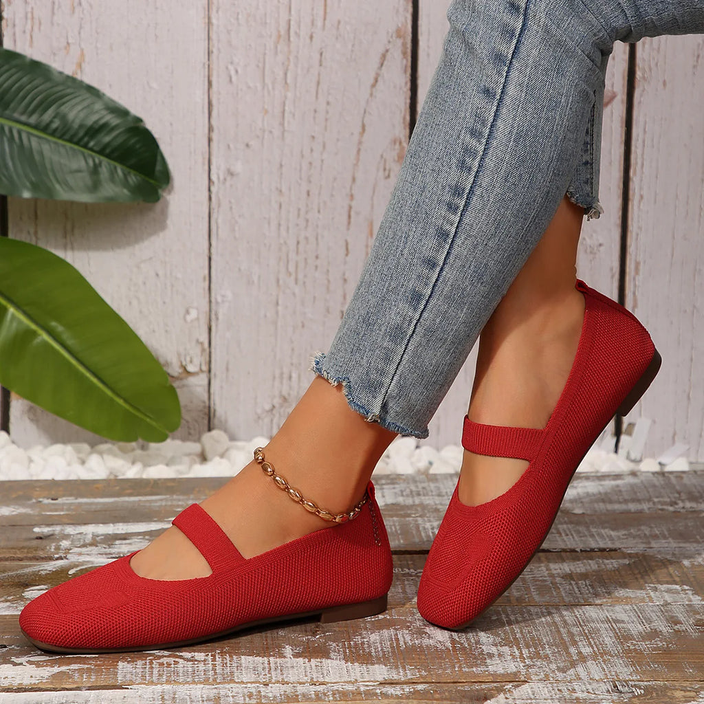 2026 New Fashionable Comfortable Mesh Flat Loafers Retro Breathable Casual Women Lightweight Shallow Shoes Zapatos De Mujer