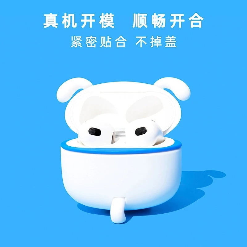 For Airpods 1 2 3 4 5 Pro Pro 2 Pro 3 Nohara Shiro Silicone Earphone Case Accessories Cover