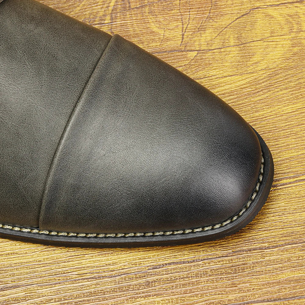 Boots Men Comfortable Fashion 2025 Brand Boots Leather